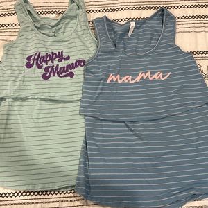 Two Latched Mama tank tops